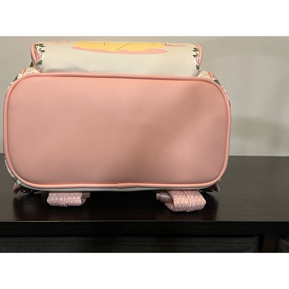 Loungefly Disney Beauty and The Beast Quilted Belle Mini Backpack Wallet Set - Picture 5 of 9